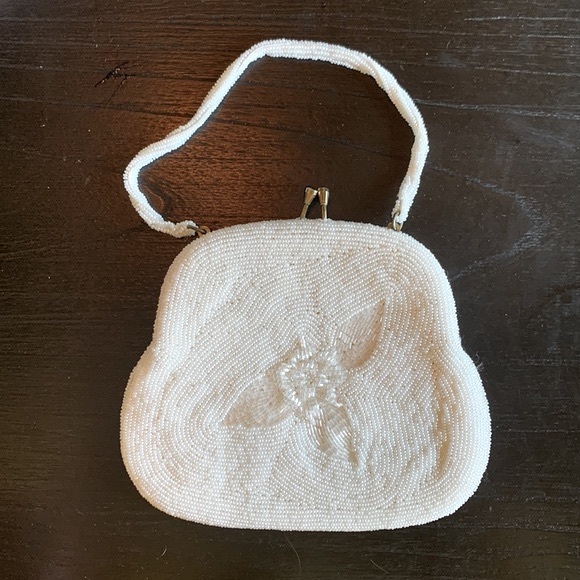 Vintage Beaded, Kiss Lock, Hand Bag / Purse - Picture 10 of 13